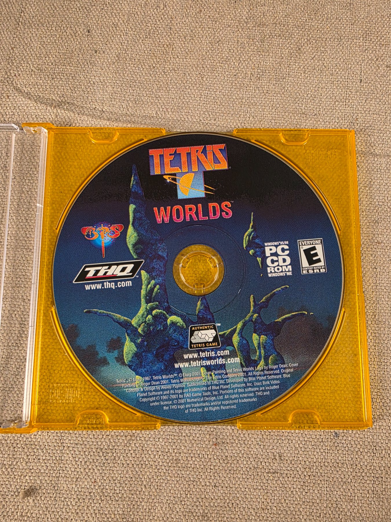 Tetris Worlds PC CD-ROM Disc Only Windows 95/98/ME Puzzle Game