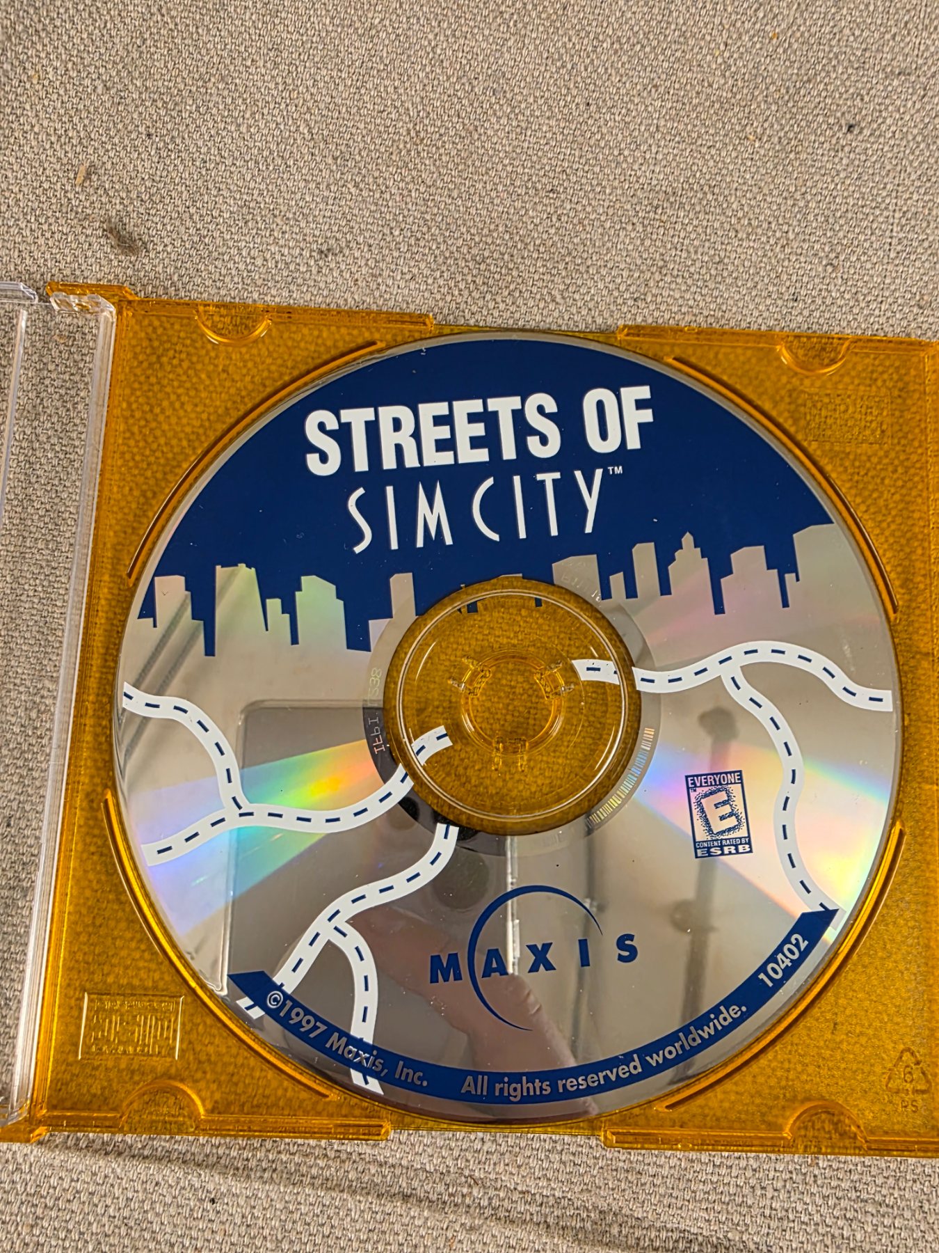 Streets of Sim City PC Game Disc Only 1997 Maxis